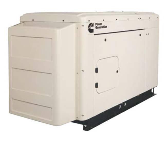 Cummins Power Quiet Connect 25kW Liquid Cooled Standby Generator Single
