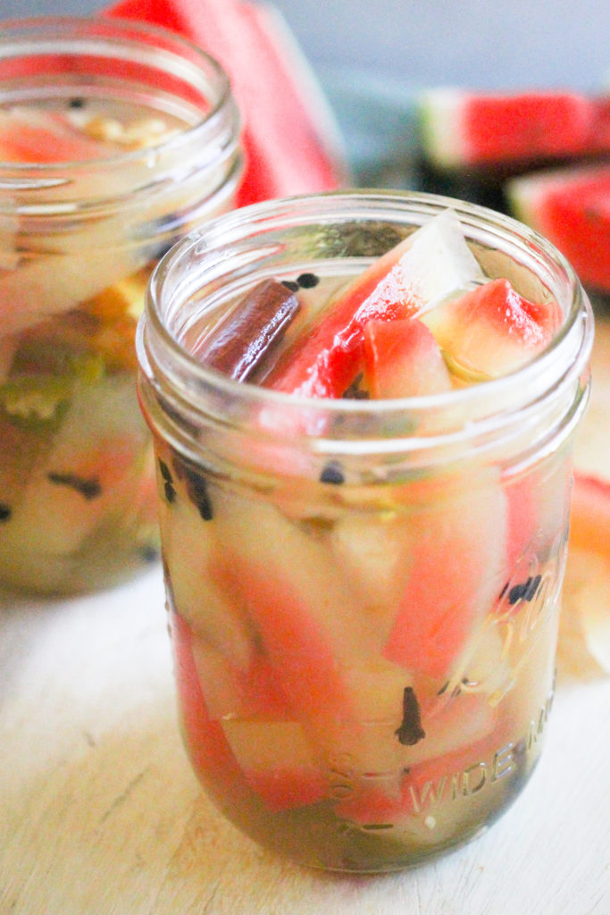 Pickled Watermelon Rind Recipe Easy LowWaste Watermelon Pickles