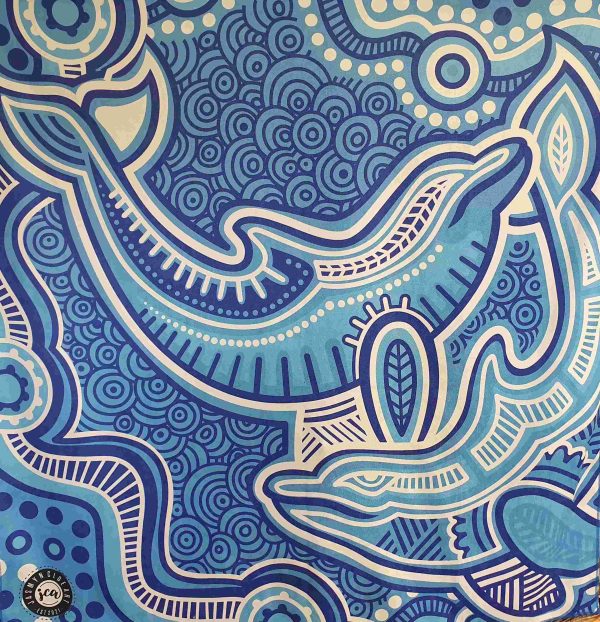 Dolphns Picnic Rug Grateful Remnants