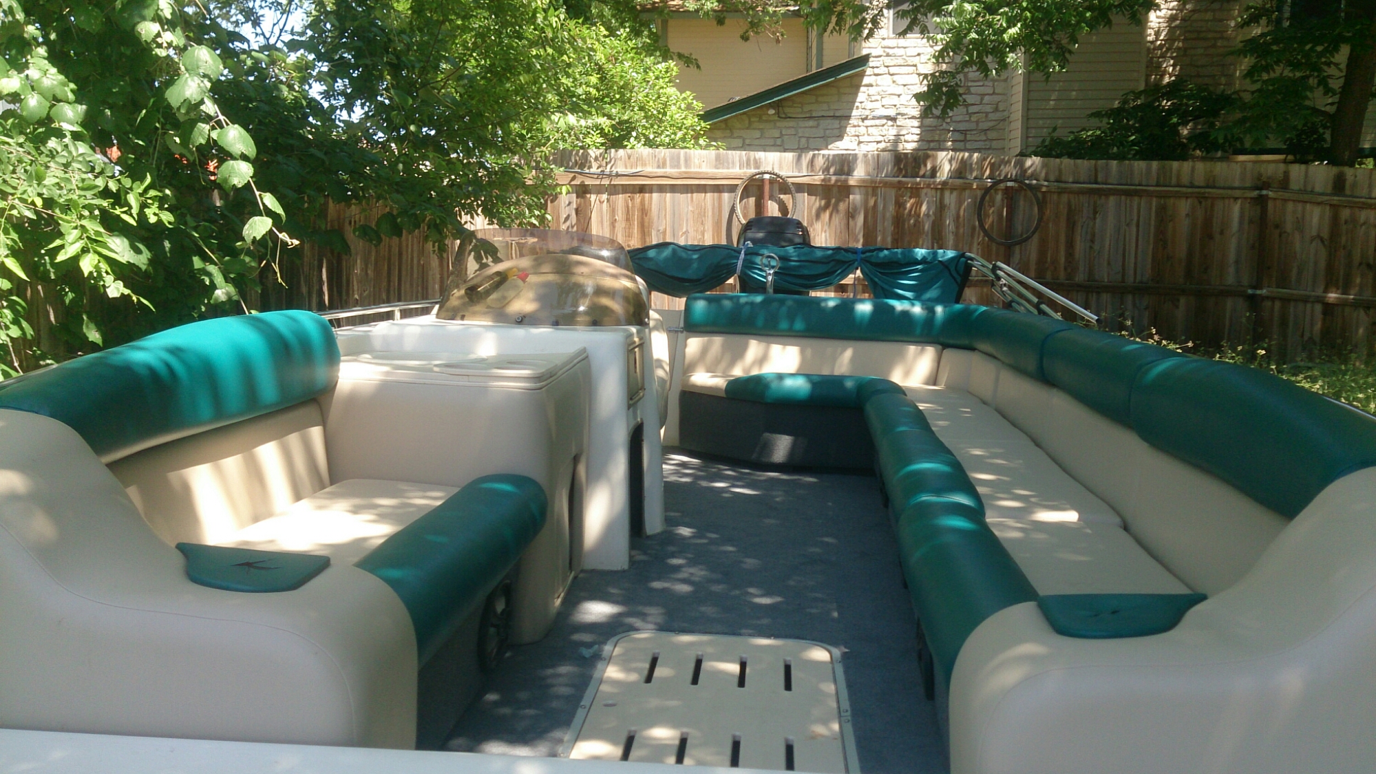 Pontoon Boat Upholstery Grateful Threads Custom Upholstery