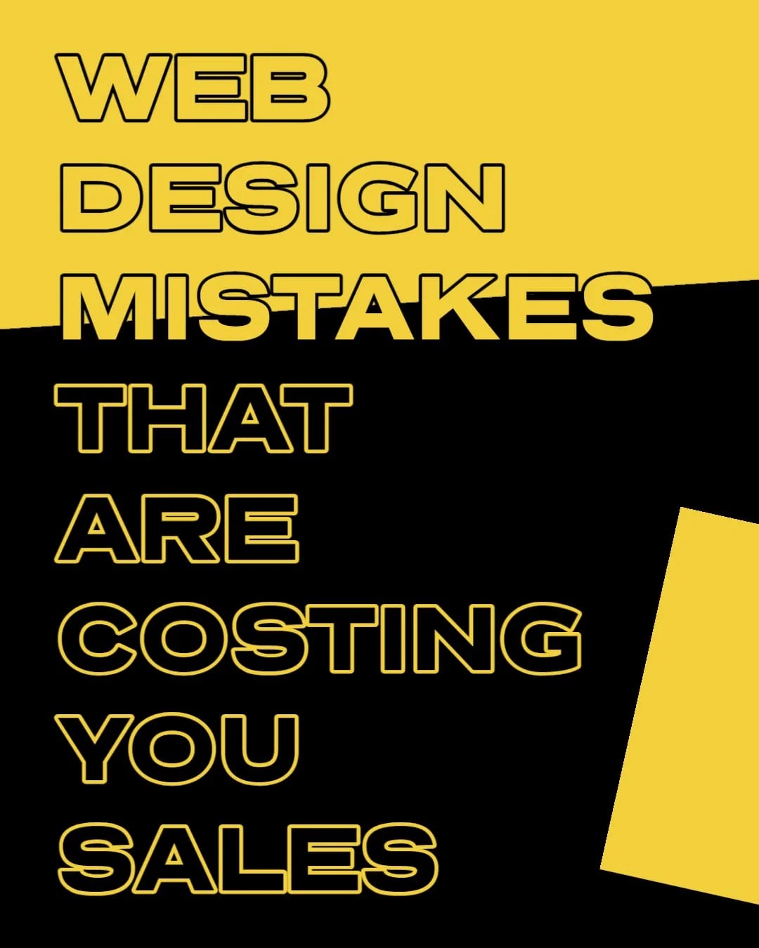Web Design Mistakes That Are Costing You Sales(03)