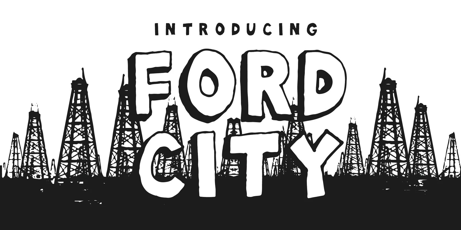 Ford City Font Hand Lettered Font from Graticle Graticle Design