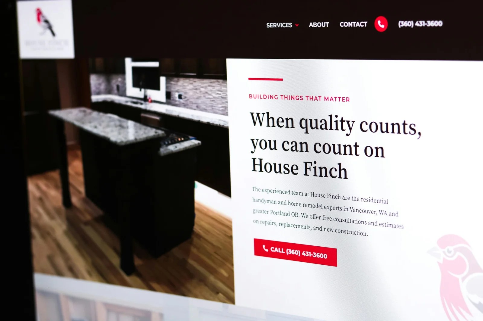 House Finch Construction Battle Ground WA  Design