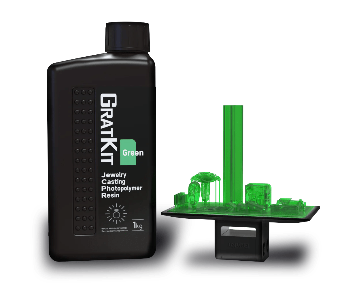 Jewelry casting resin compatibility 3d printing GratKit