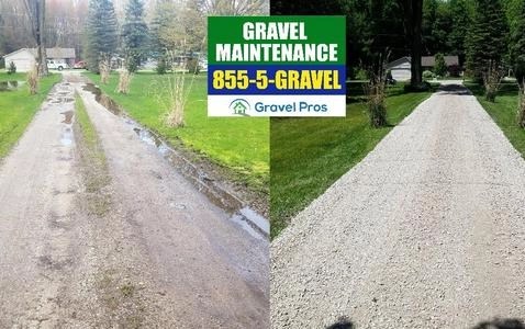 Before & After | Gravel Driveway Improvements