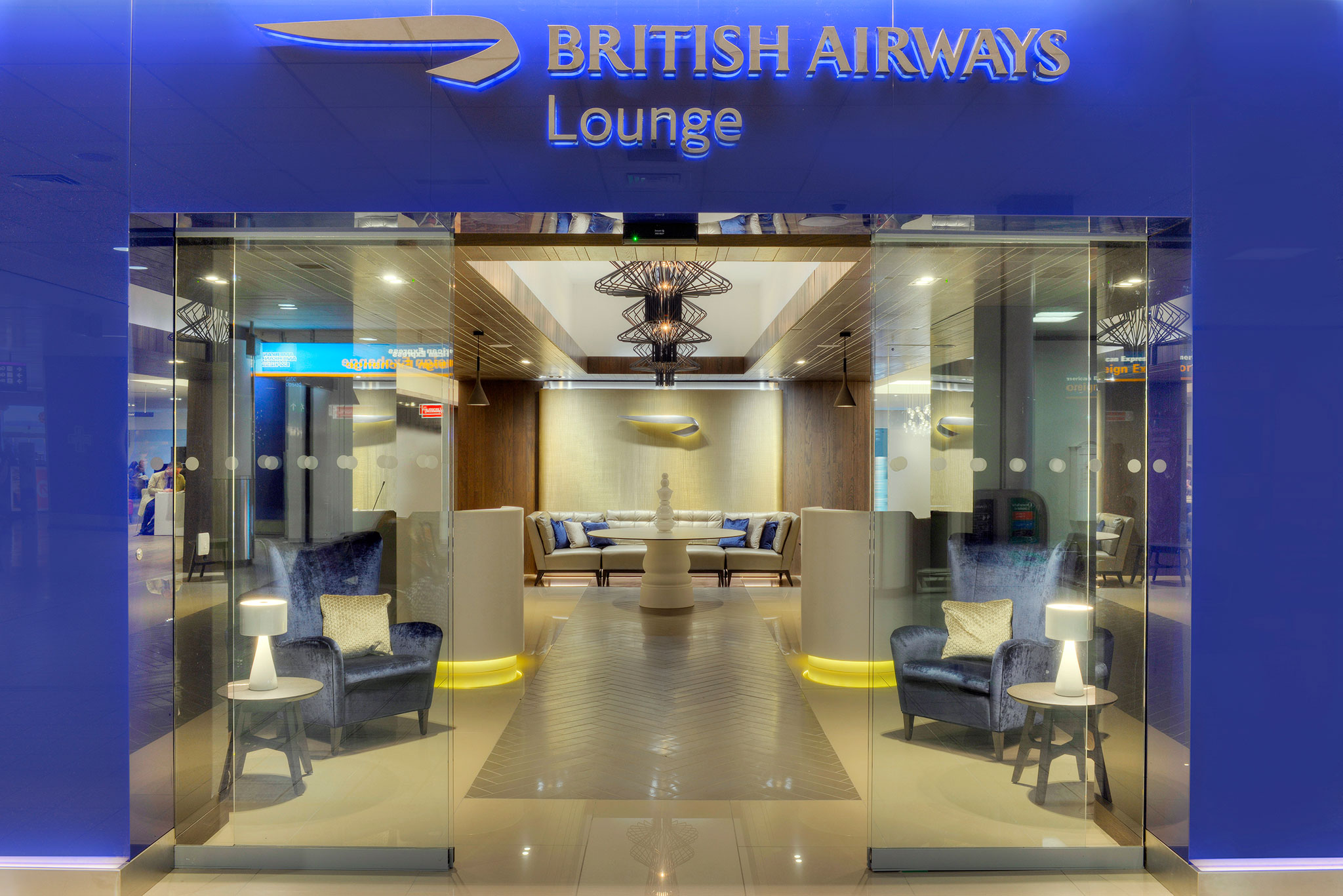 British Airways Lounge, Edinburgh Airport Graven