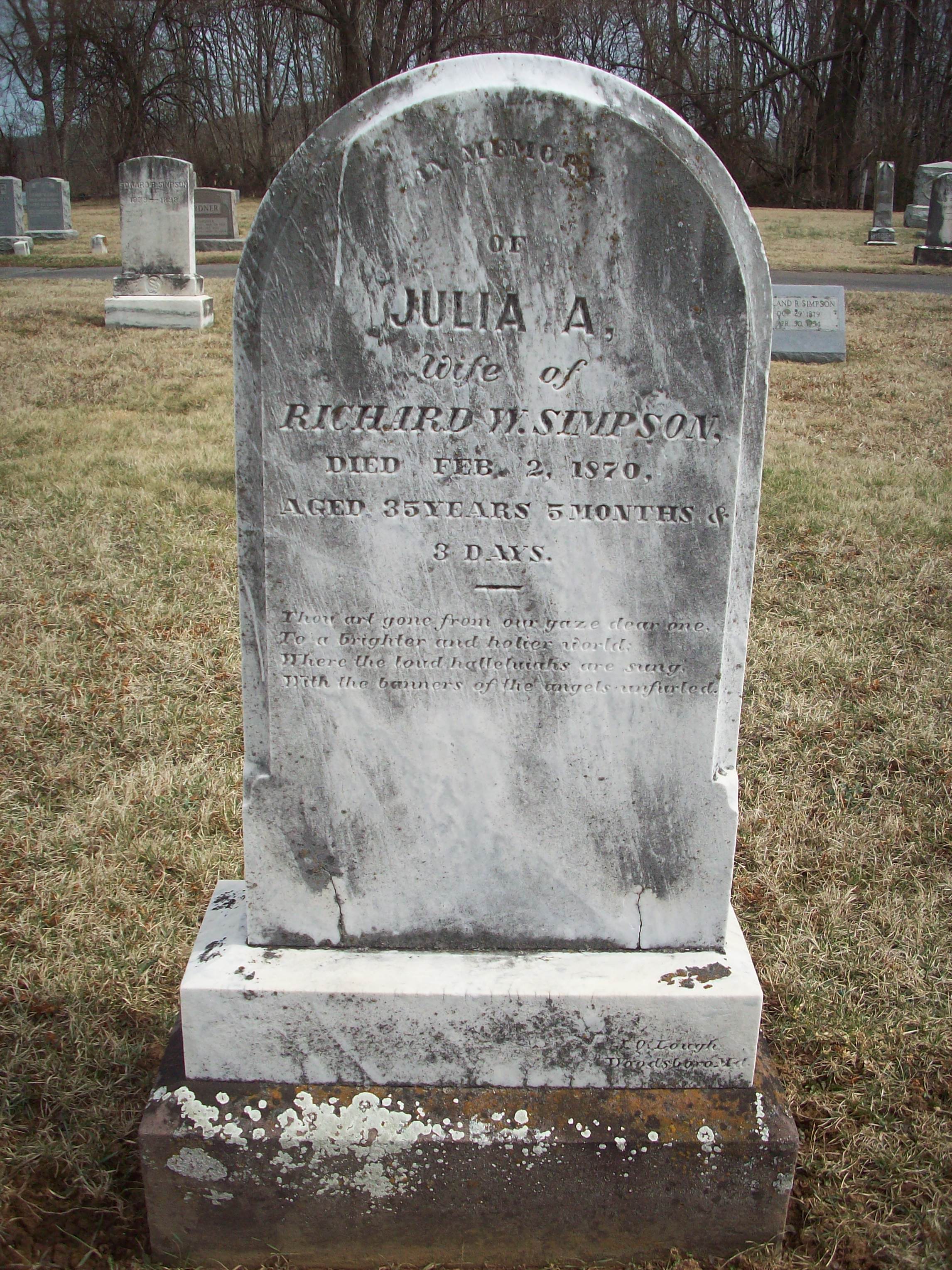 Tombstones Graveyard Rabbit of Maryland