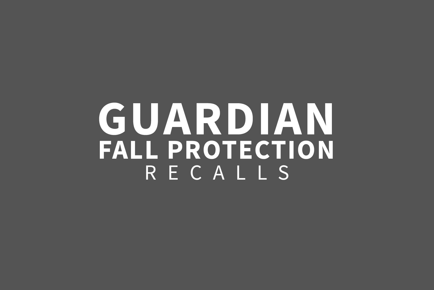 Guardian Fall Protection Recalls Gravitec Systems Inc.