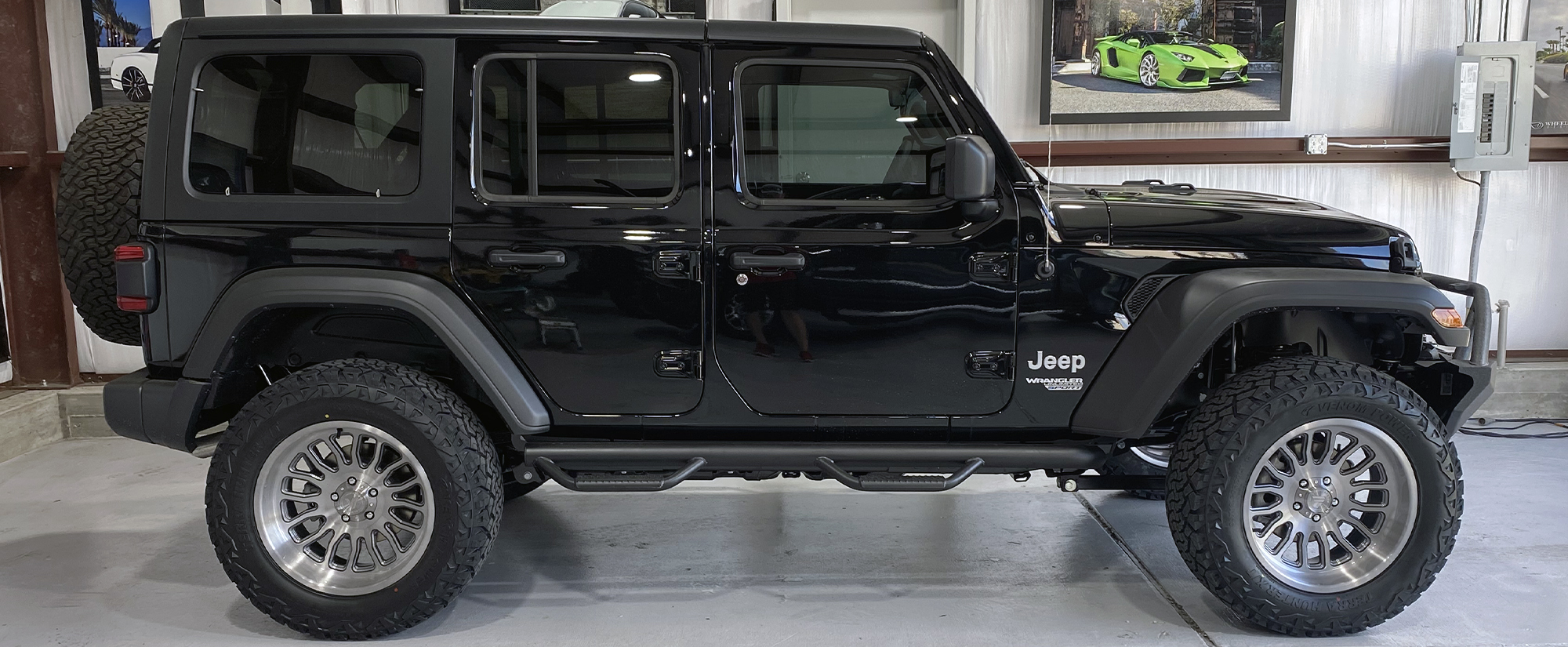 2020 Black Unlimited Sport II JL Jeep Build AWT Jeep Edition