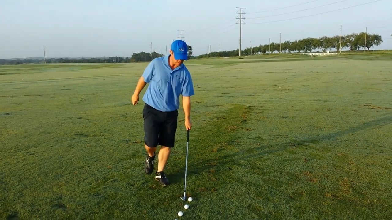 1 Footed Pitch Shots Gravity Golf