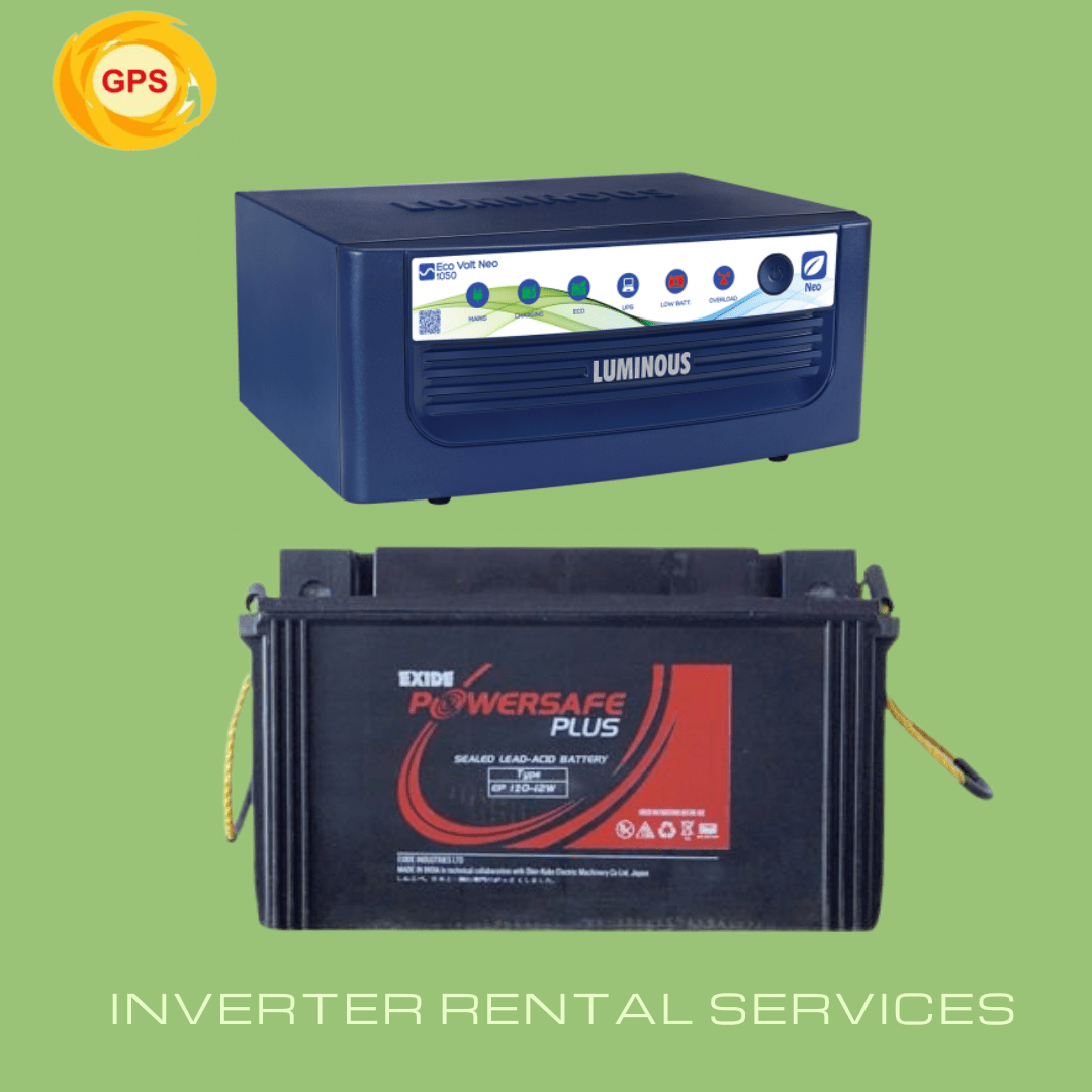 Superior Inverter with Battery on Rent Bangalore,Chennai,Hyd