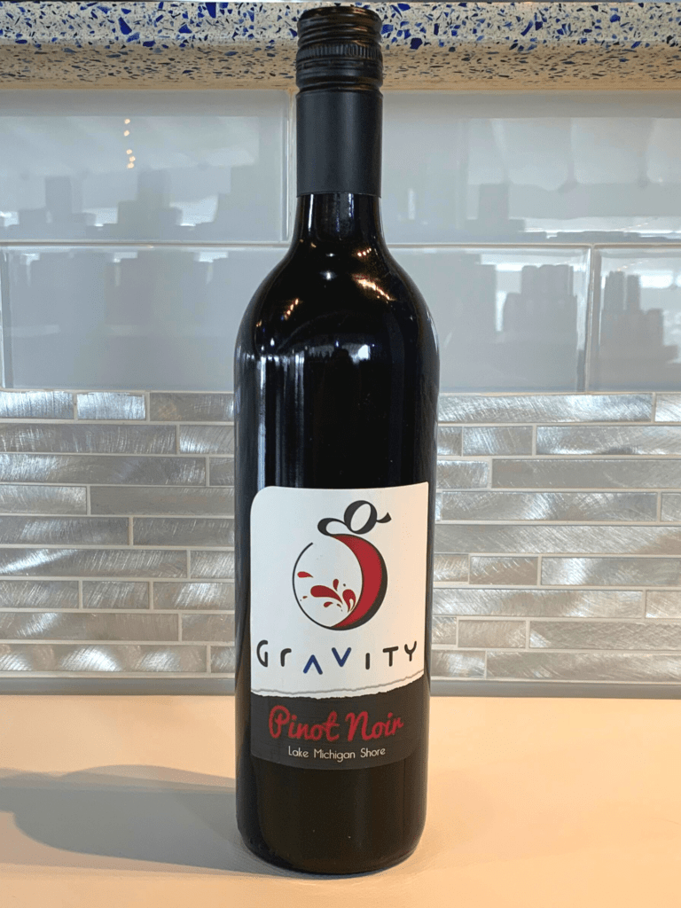 Pinot Noir Gravity Winery, Baroda Michigan