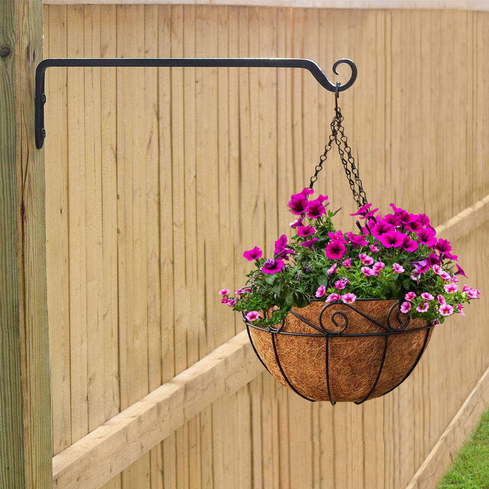 Hanging Planter Baskets, Hanging Flower Pot, Round Wire Plant Holder
