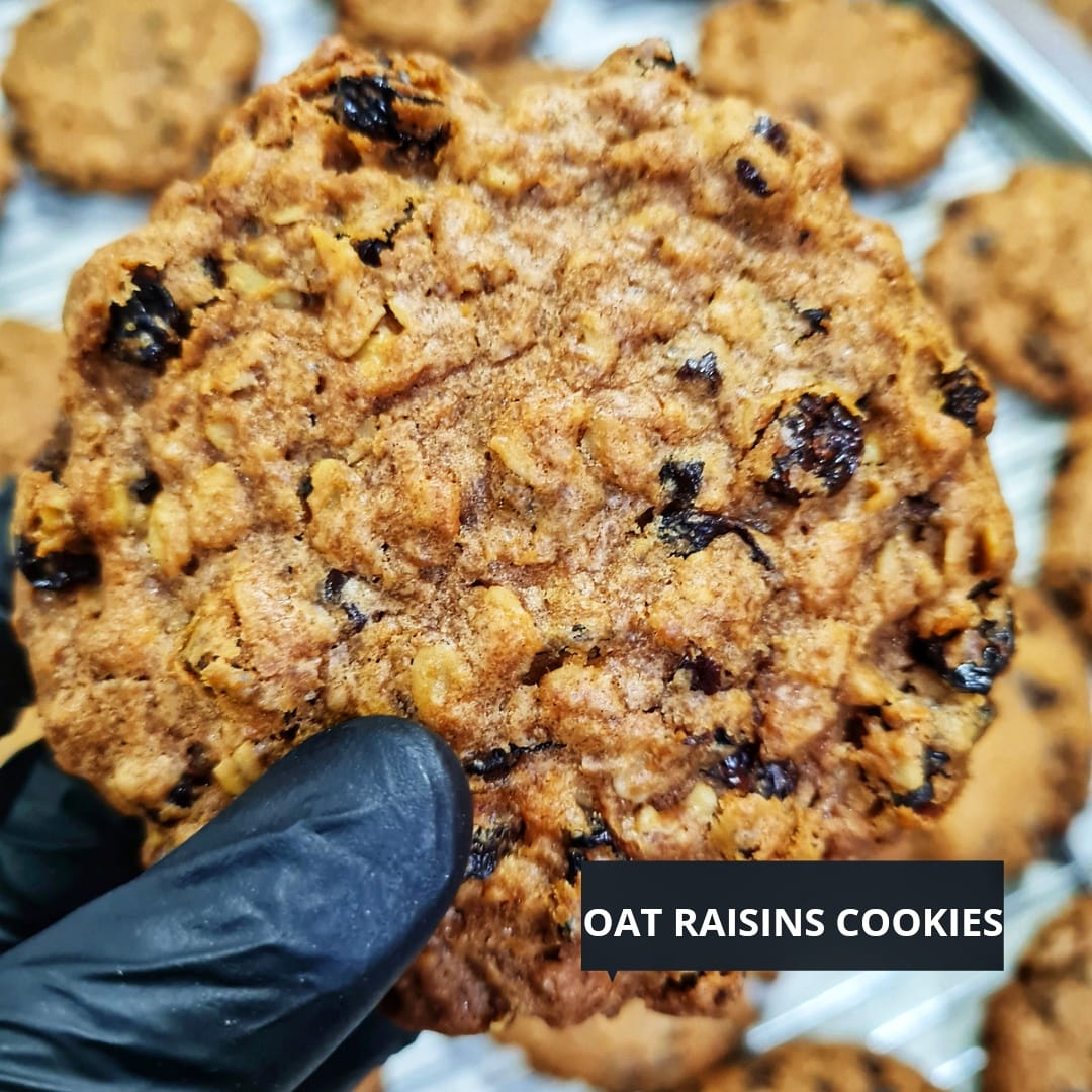 Oat Raisins Cookies Grayin's Treat