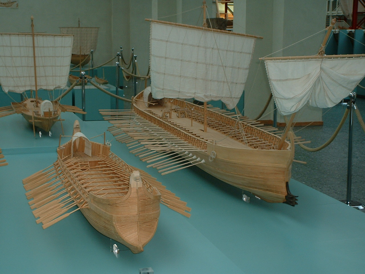 The Gray Monk More Roman Ship models