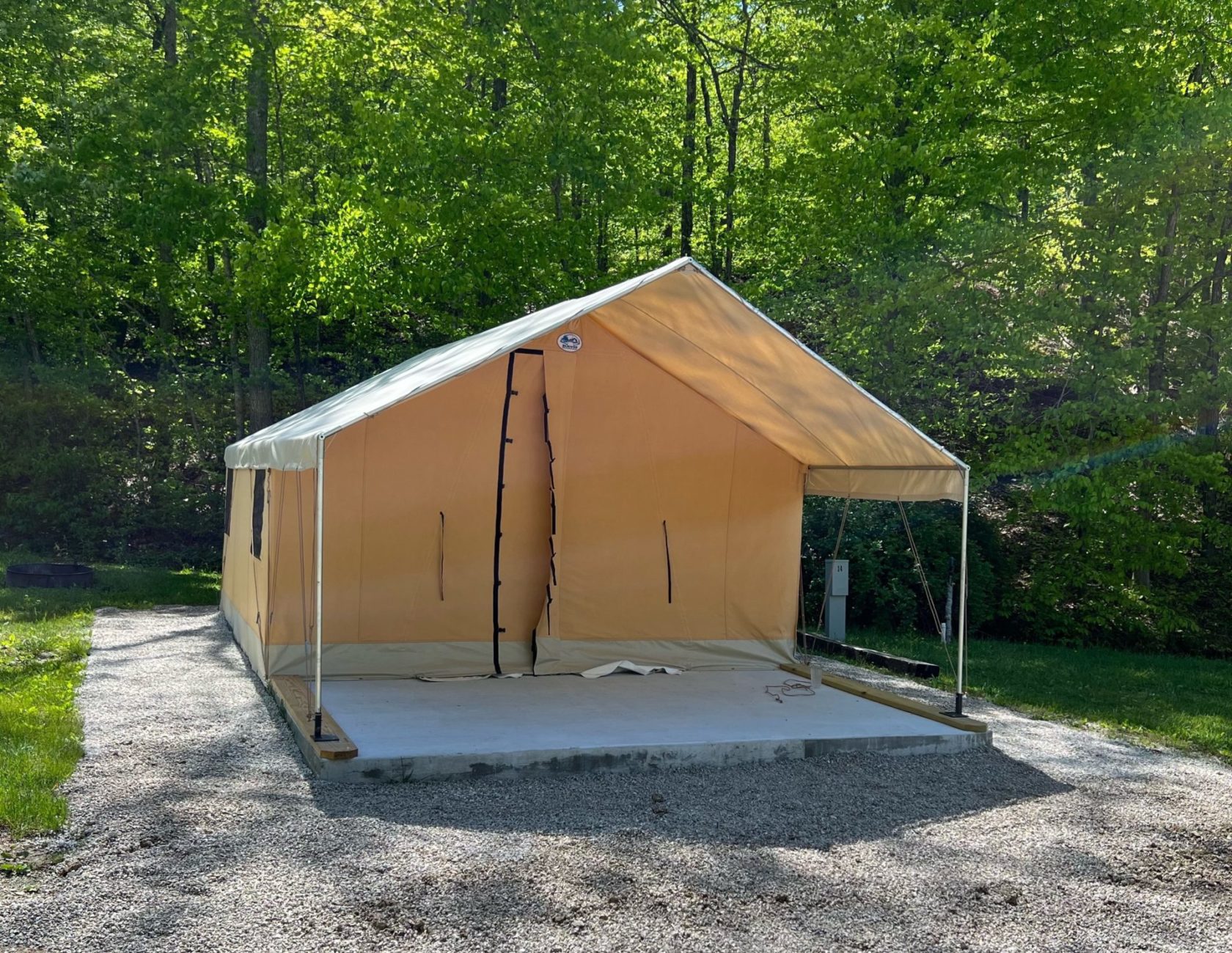 Glamping Tents Grayson Getaways Campground Camping in Grayson, KY