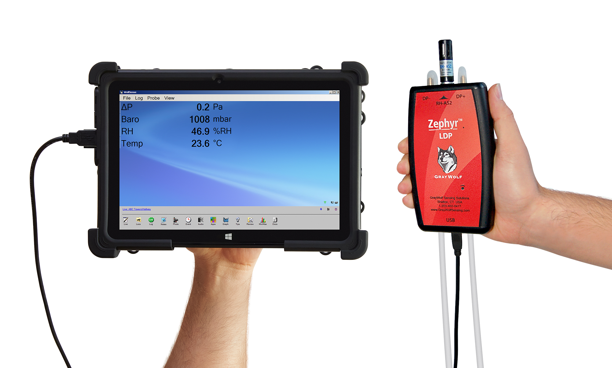 Zephyr™ LDP Differential Air Pressure Module GrayWolf Sensing Solutions