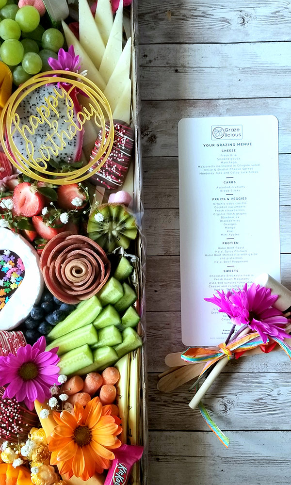 Grazelicious LLC Artistically Designed Halal Charcuterie Boards