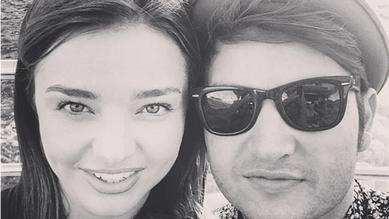 Miranda Kerr wears lace as bridesmaid at her brother Matthew’s wedding