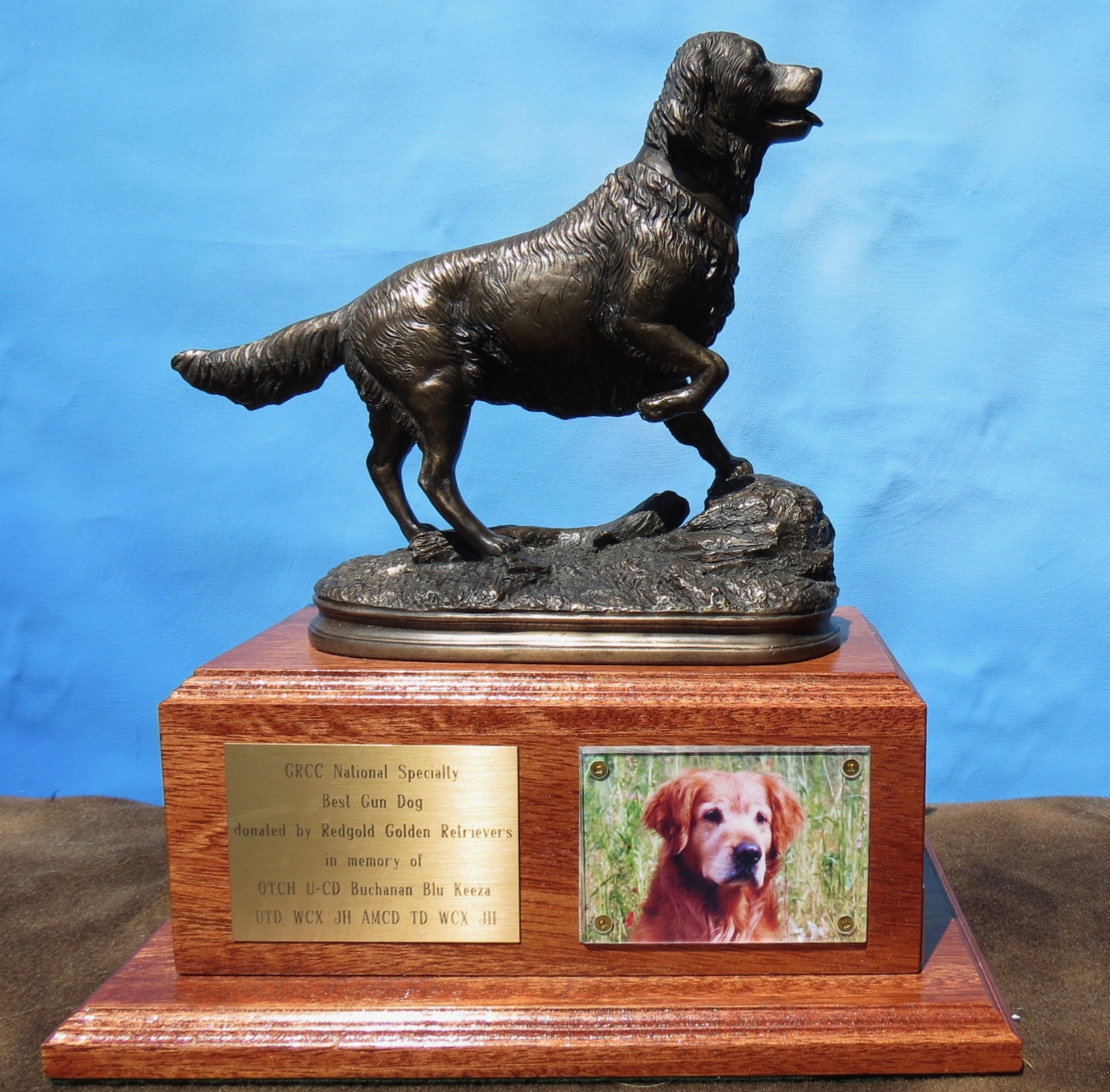 Best Gun Dog Memorial Trophy Golden Retriever Club of Canada