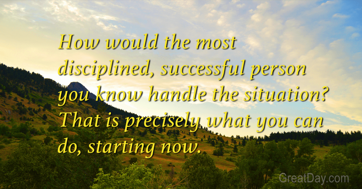 The Daily Motivator Look objectively