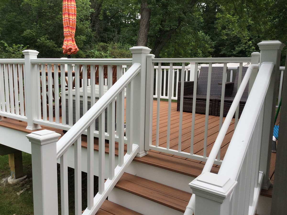 Home Trex Composite, Deck And Porch Building Treetop Landscape