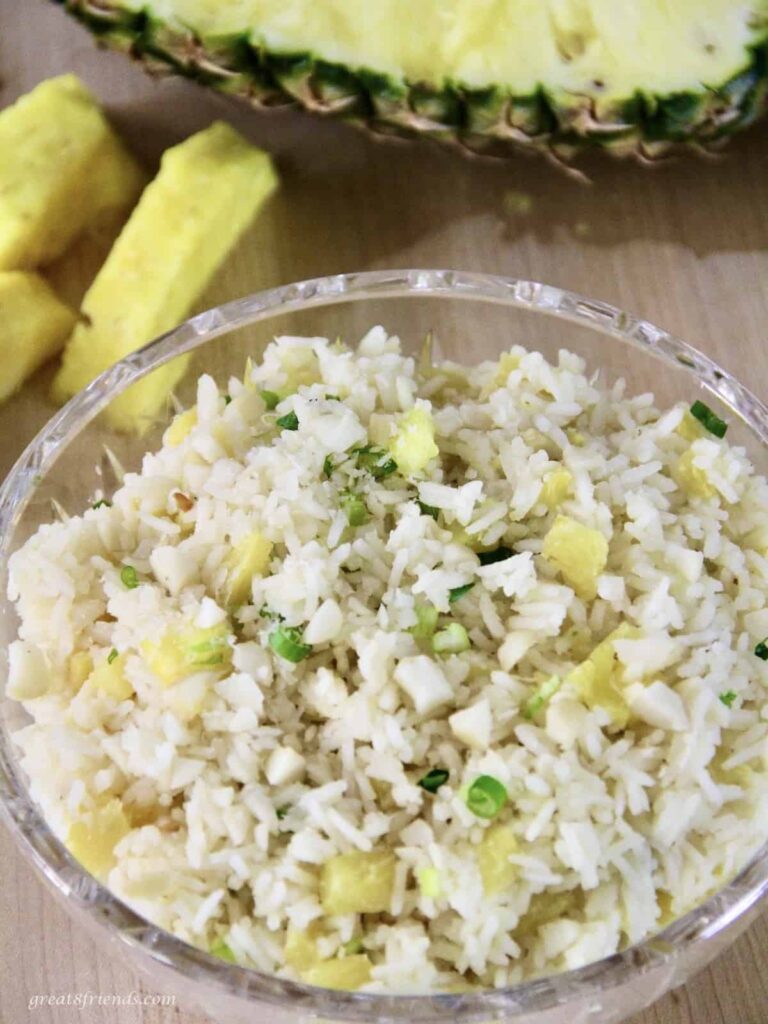 Hawaiian Pineapple Rice Recipe Great Eight Friends