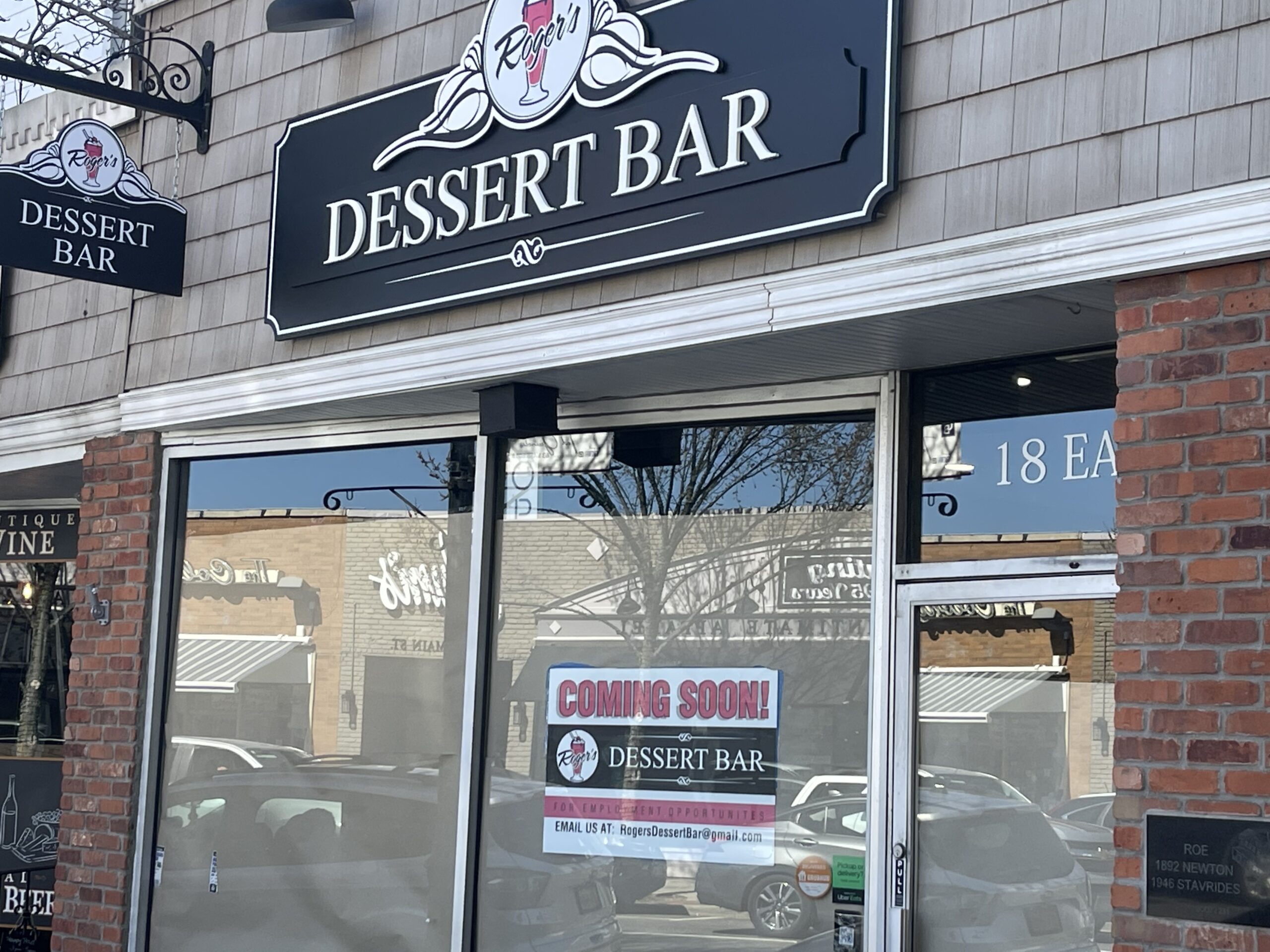 Roger's Dessert Bar opening in old Duchess Cookies space in Patchogue