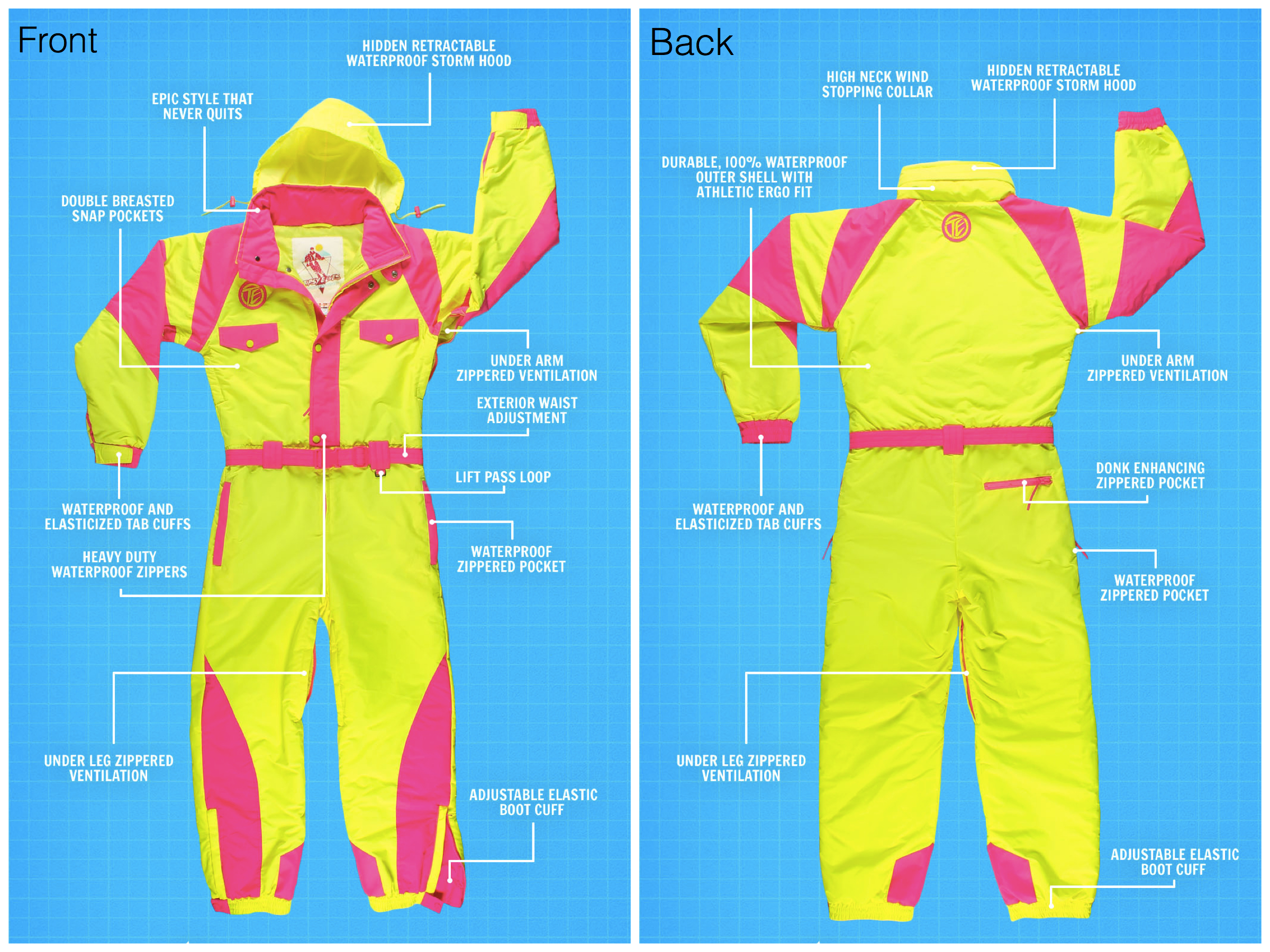 Fun Premium Crafted Ski Suits! Sports + Fashion