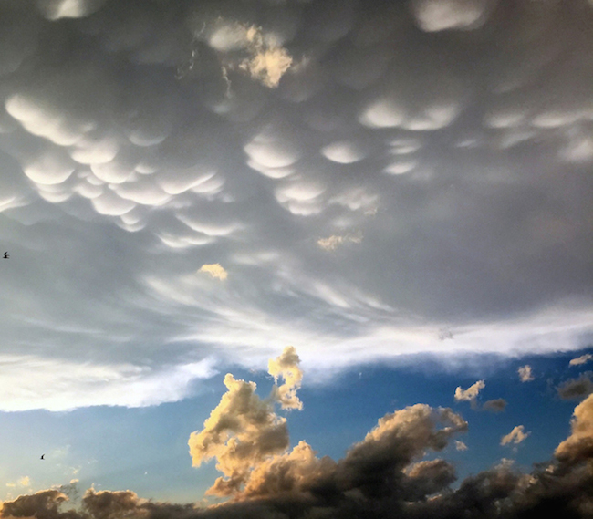 Photo Friday mammatus clouds Great Lakes Echo