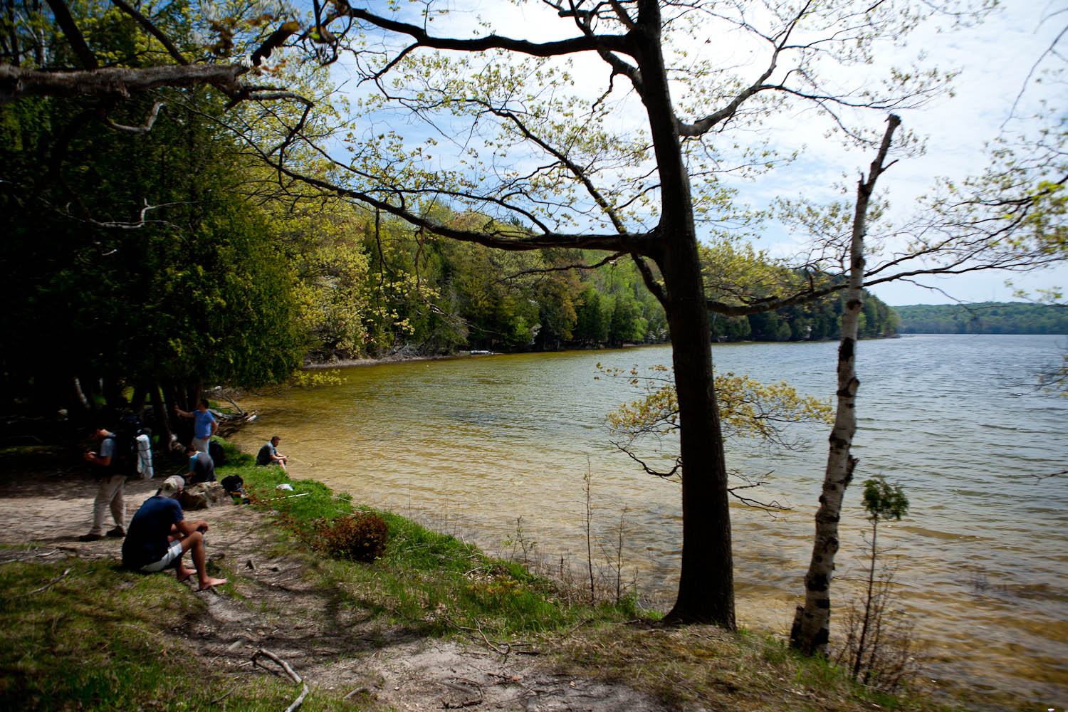 Weekend Backpacking in Michigan North Manitou Island in the Spring