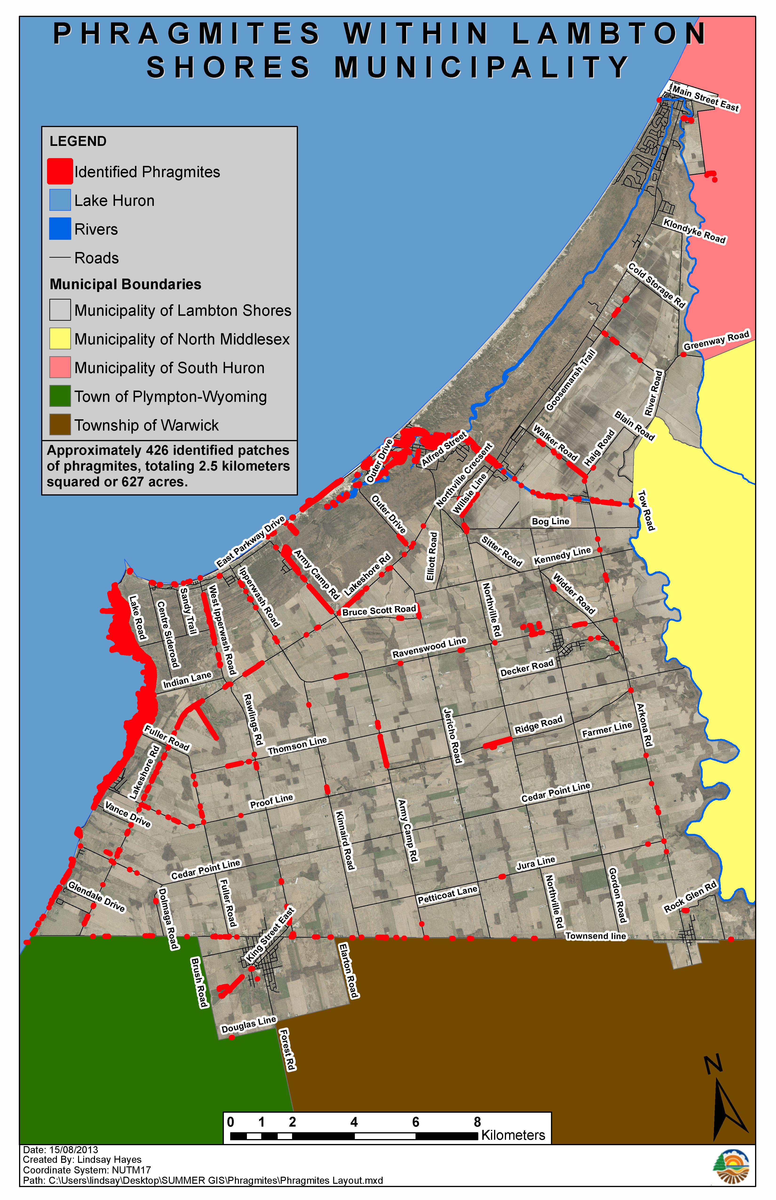 Lambton Shores, Ontario Great Lakes Phragmites Collaborative