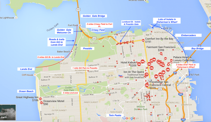 Running in San Francisco. Best routes and places to run in