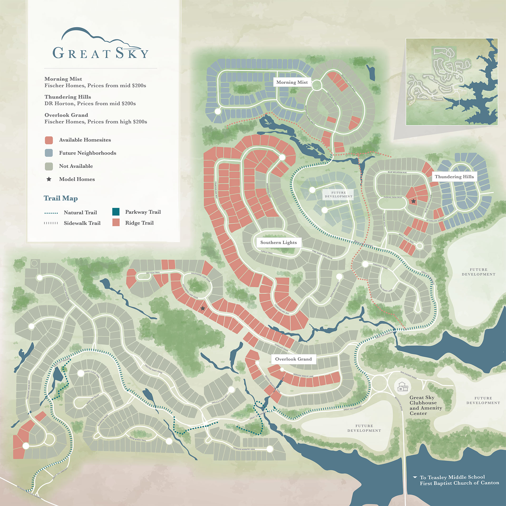 Community Map Great Sky Homes