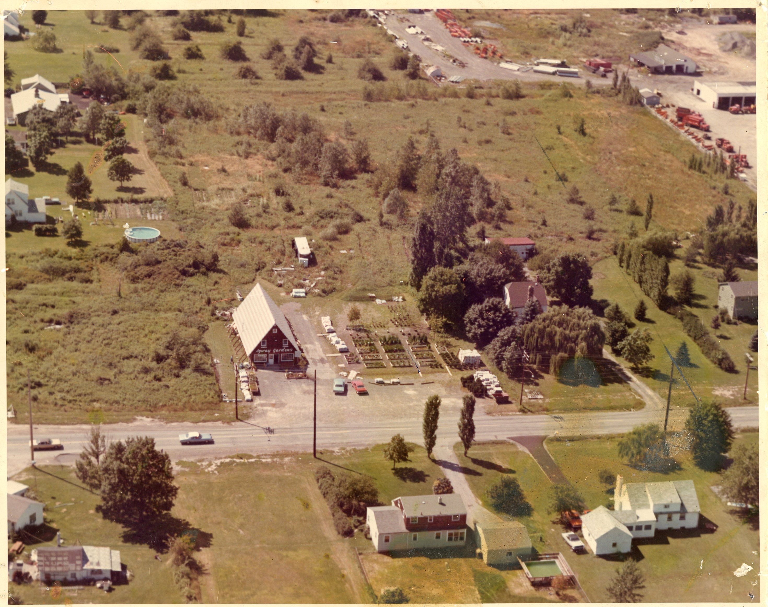 Aerial View of Agway Garden Store on Long Pond Road Town of Greece