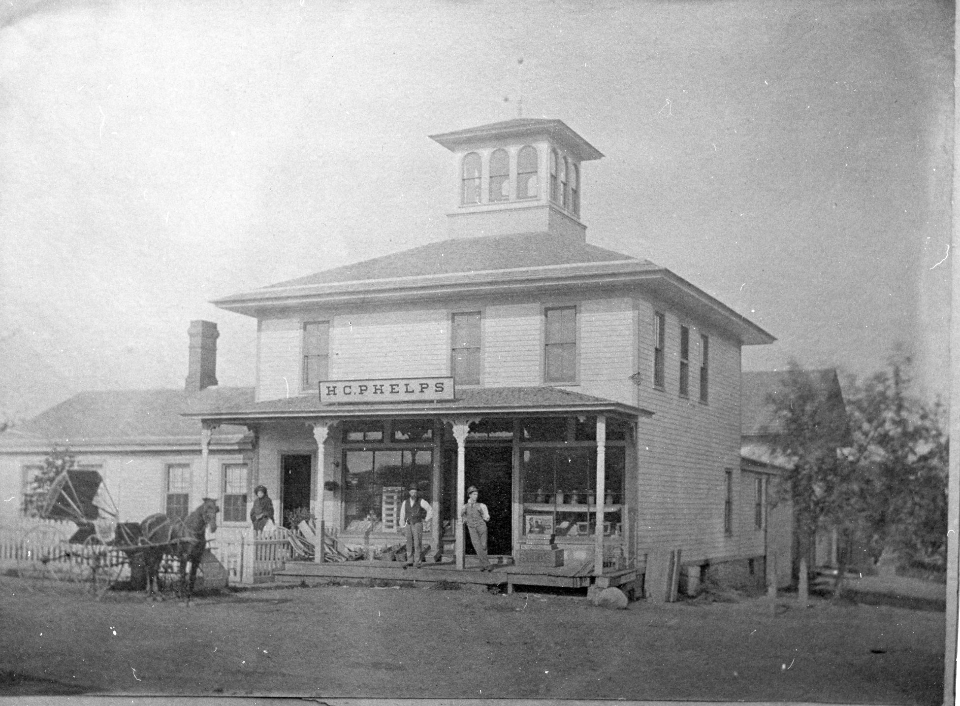 Phelp's Grocery at the Corner of Latta and North Greece Roads Town of