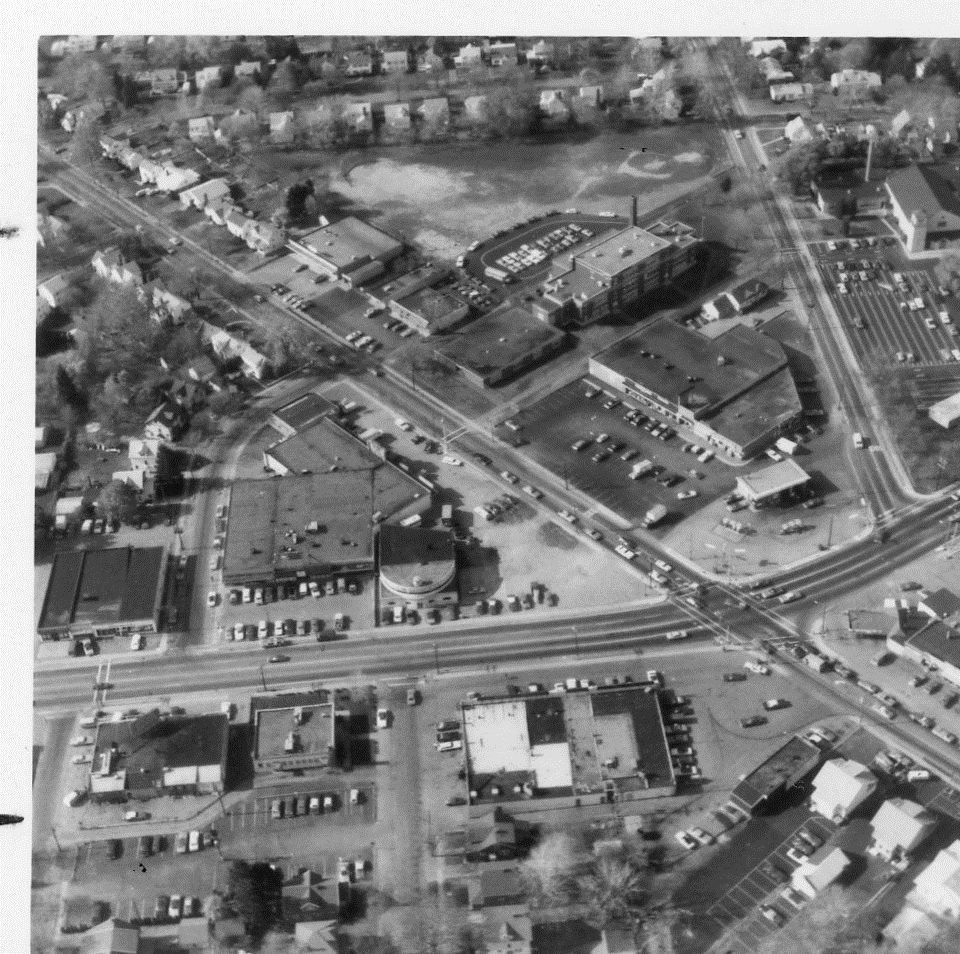 Aerial View of Dewey Avenue and Stone Road Town of Greece Historical