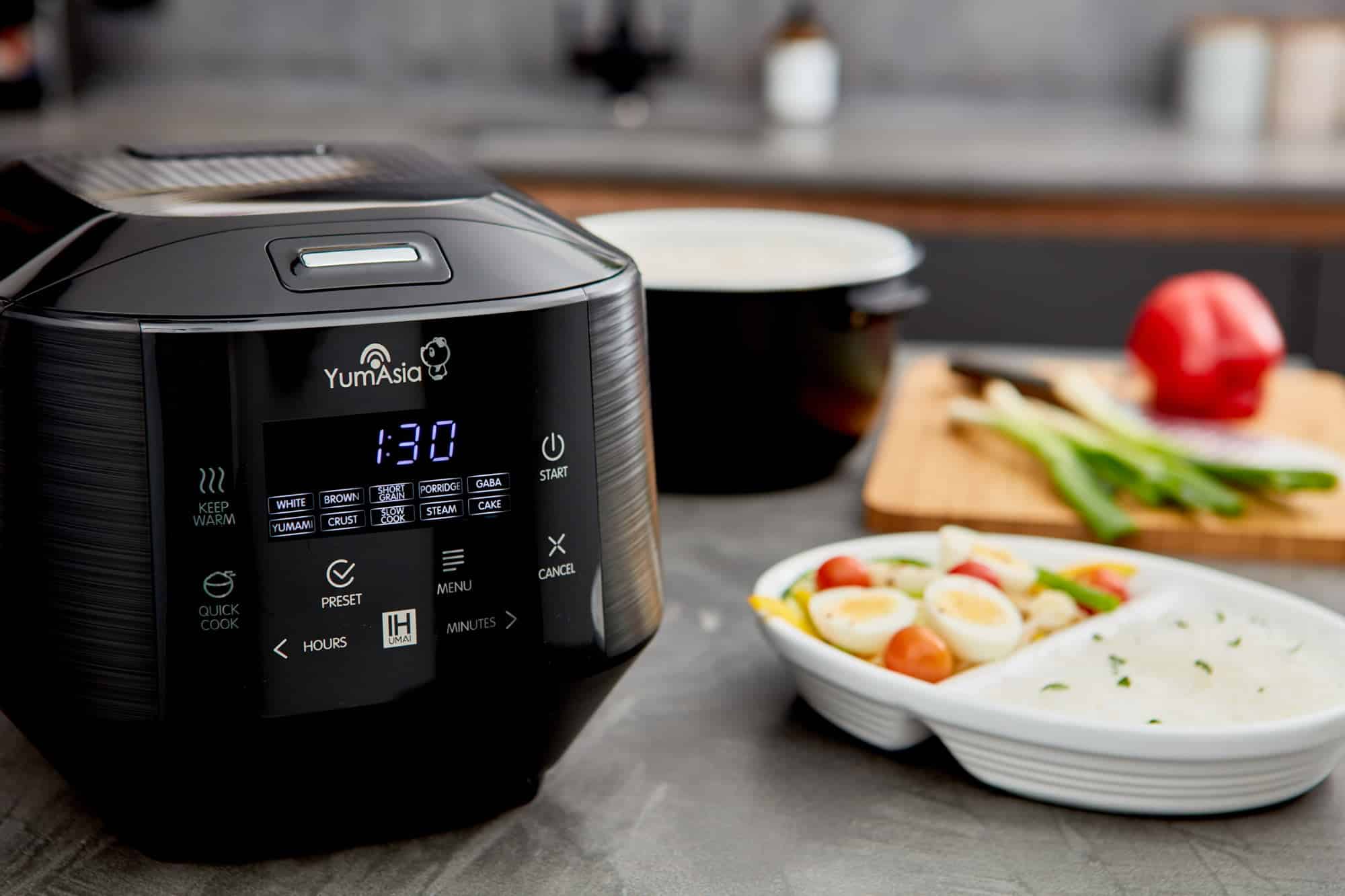Rice cooker displays and countdowns GreedyPanda Foodie Blog