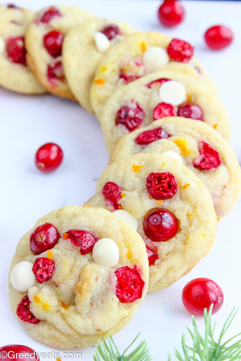 Cranberry Orange Cookies Greedy Eats