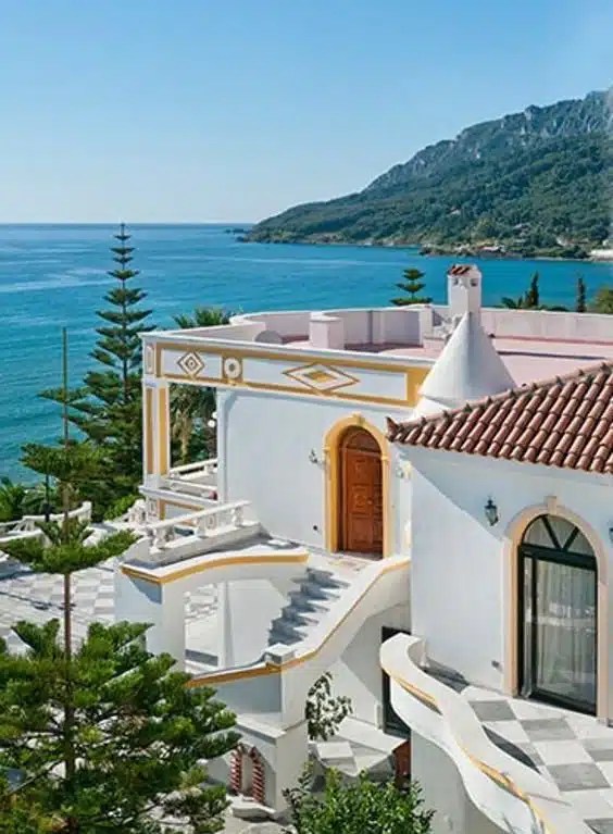 Villa direct on the beach Corfu Agios beach FOR SALE