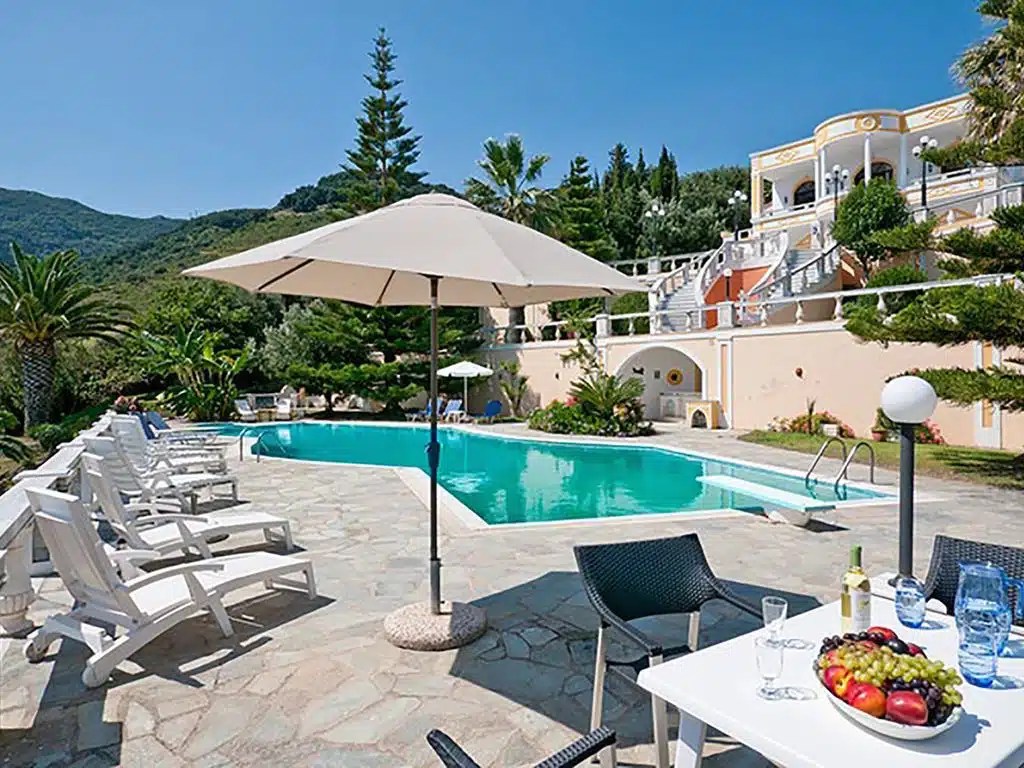 Villa direct on the beach Corfu Agios beach FOR SALE