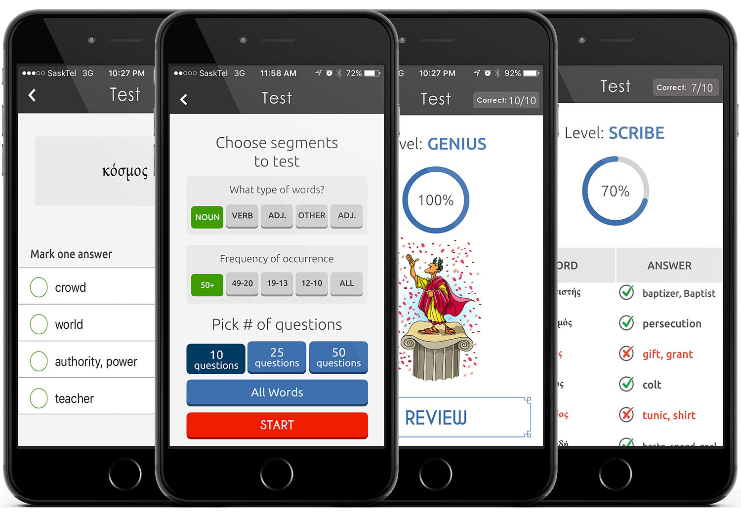 Biblical Greek Vocabulary App GREEK FOR ALL Koine Flashcard App