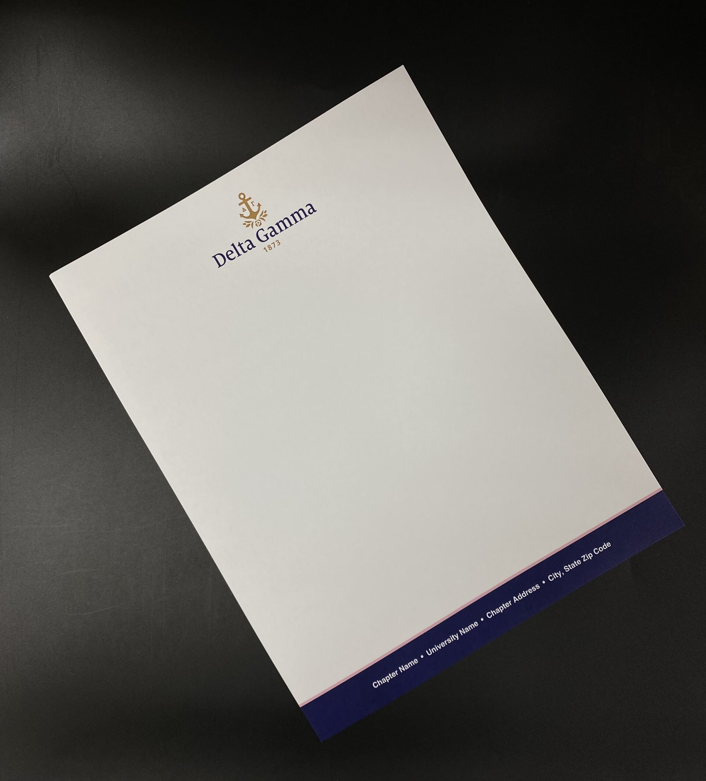 Official Letterhead Delta Gamma GreekStation
