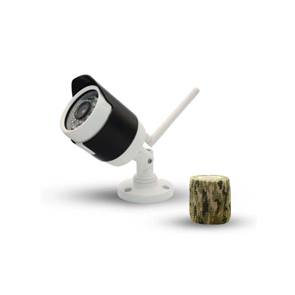 IP Bird Feeder Camera Green Backyard