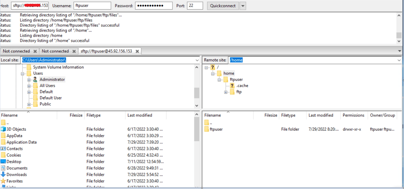How to install an FTP server (vsftpd) on Ubuntu 20.04 GreenCloud