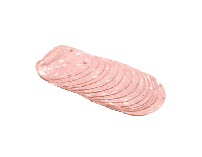 Mortadela Italiana con Aceituna Rebanada (12 oz) Green Co. Fresh Food