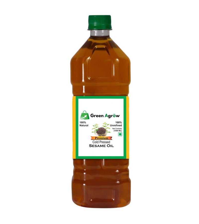 Cold Press Premium Gingelly Oil செக்கு நல்லெண்ணெய் GREENAGROW
