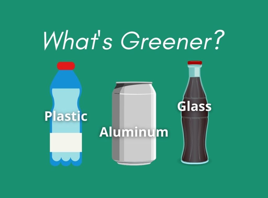 Glass, Aluminum, Plastic What is Better for the Environment? Green