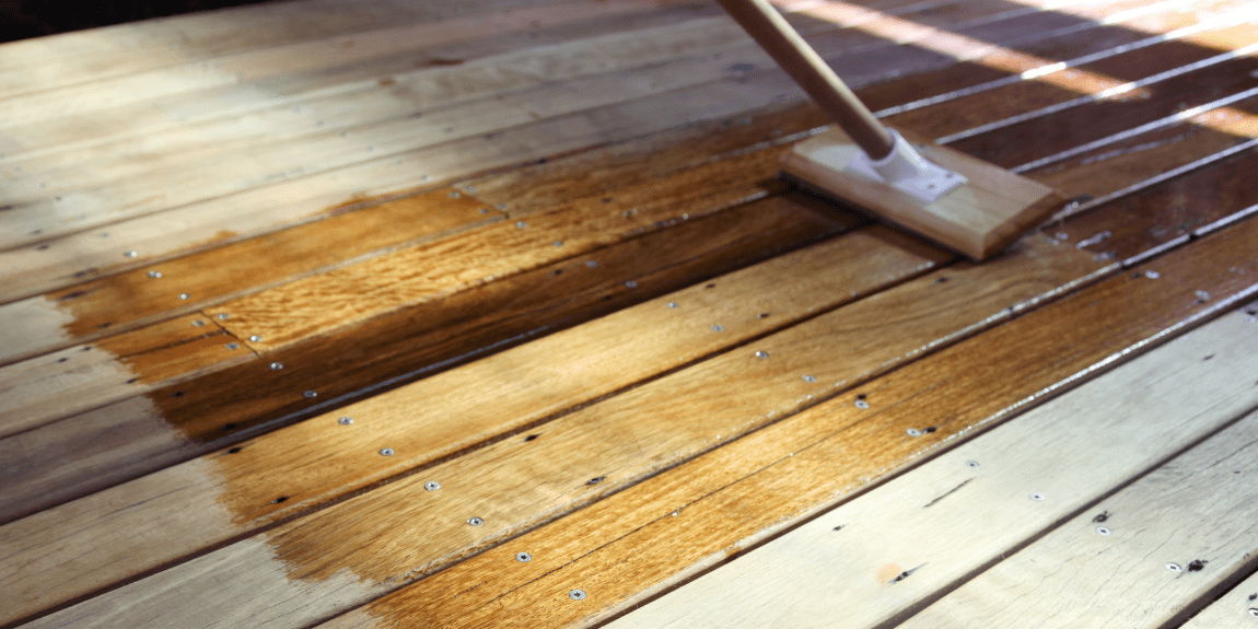 How to Oil a Deck Green and Home