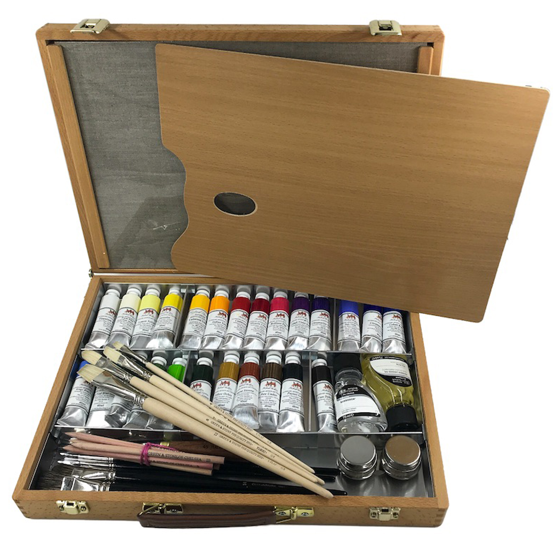 Michael Harding Oil Set Green and Stone